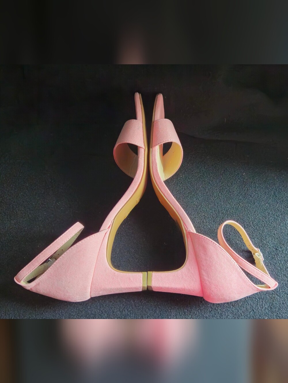 Dream Pairs Pink Open-Toe Ankle Strap Sandals w/Block Heels - Size 8.5